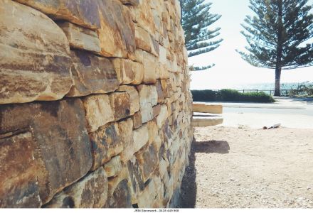 Random Wallers with Flagstone Stairs - JRM Stonework